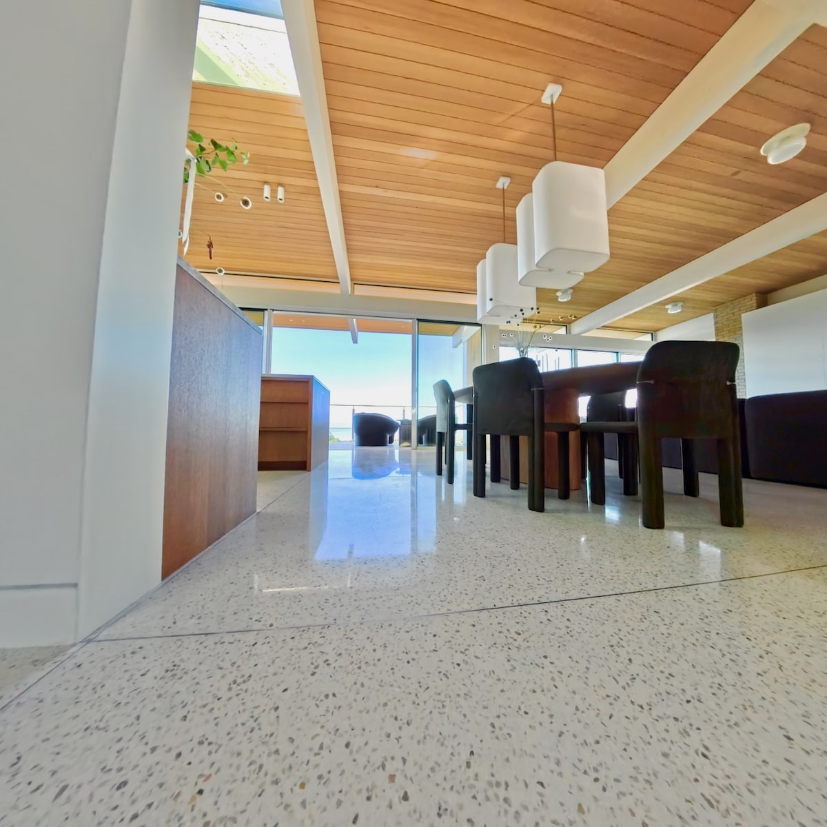 King George Terrace terrazzo floor.