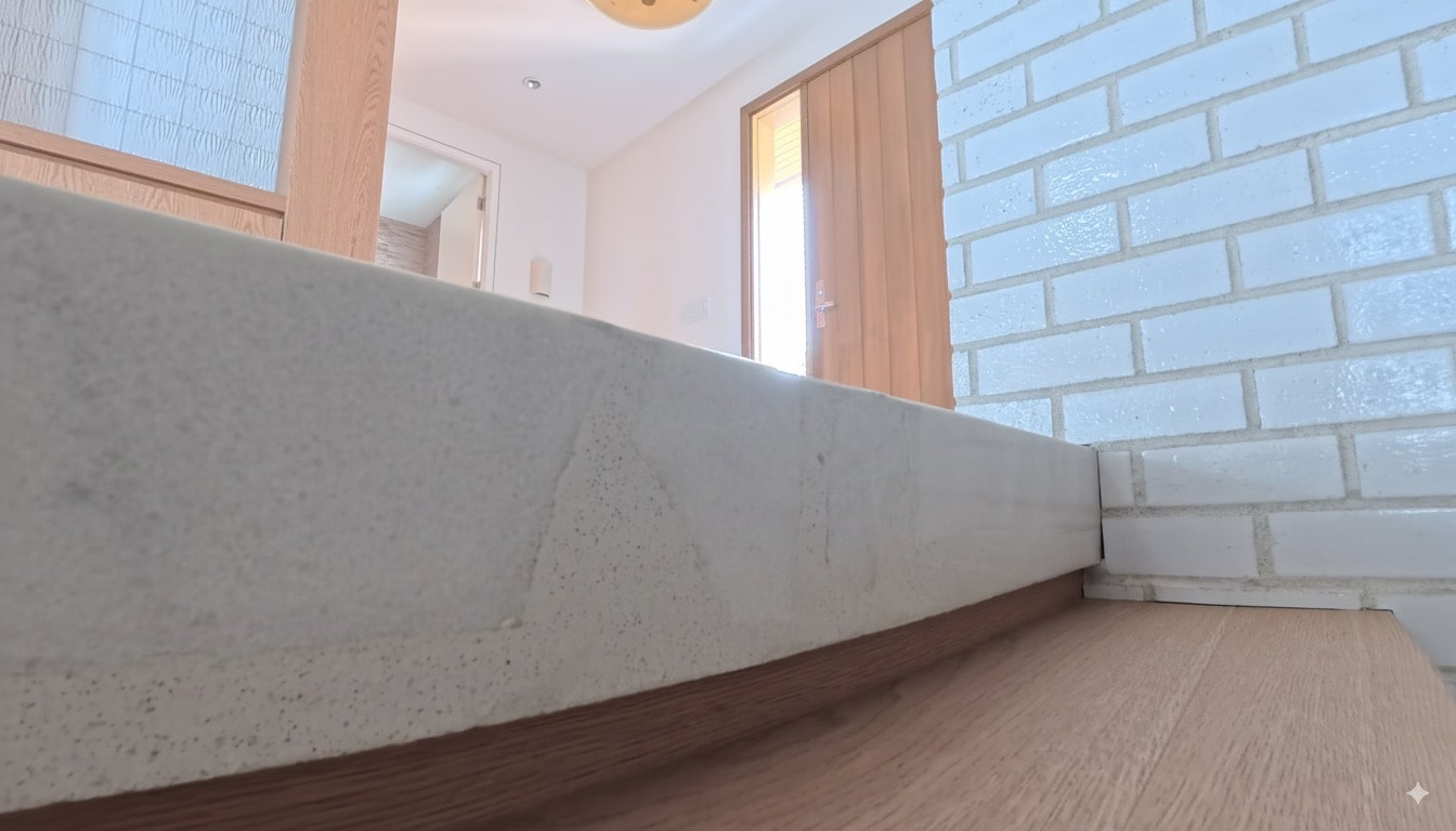 Palladian Terrazzo Van Island marble project detail image.